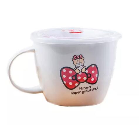 HELLOKITTY波点蝴蝶结泡面碗K1104-G209